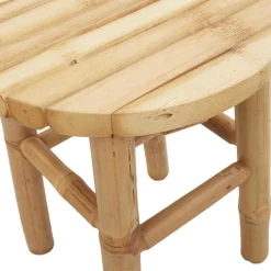 vidaXL Kruk Bamboe Natuurlijk 30 x 30 x 36 cm Bamboe