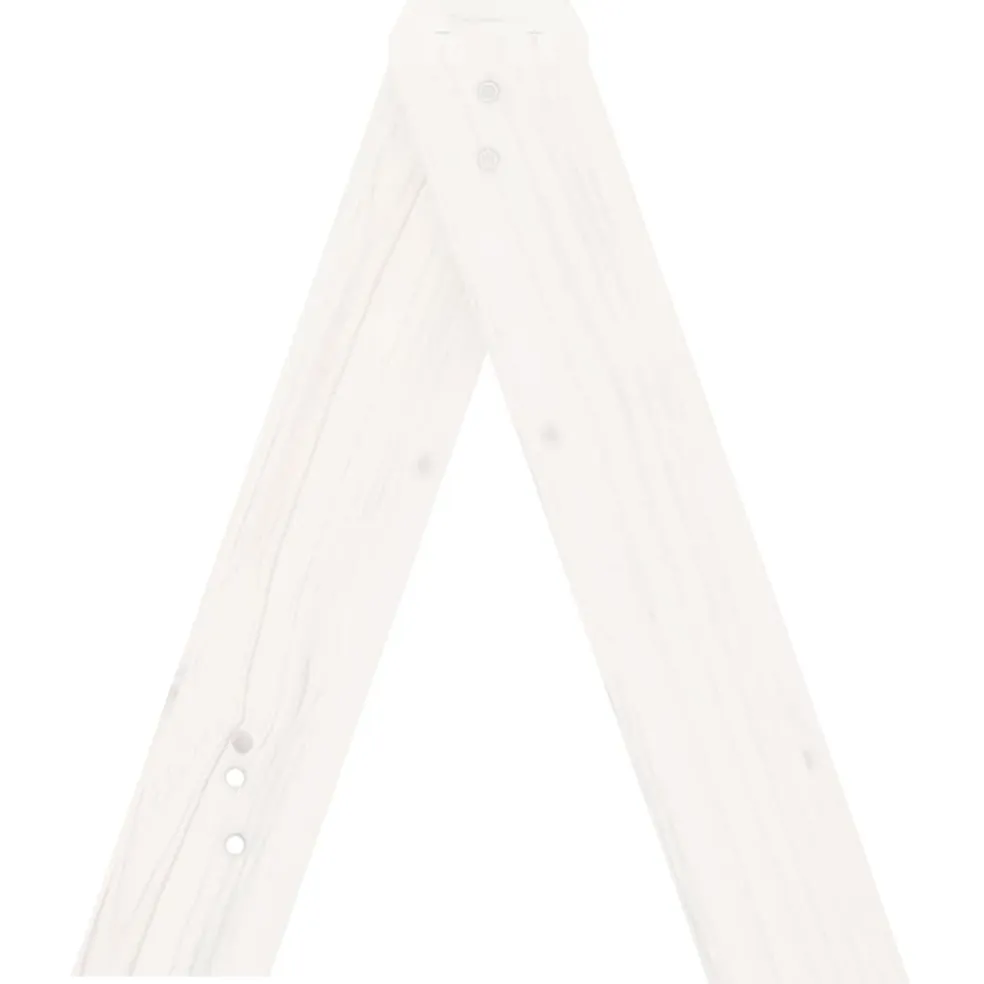 vidaXL Krukken 2 st 40x40x45 cm massief grenenhout wit