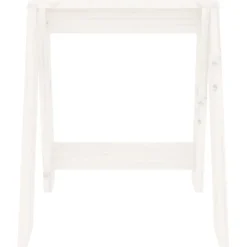 vidaXL Krukken 2 st 40x40x45 cm massief grenenhout wit