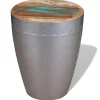 vidaXL Kruk luchtvaartstijl massief gerecycled hout