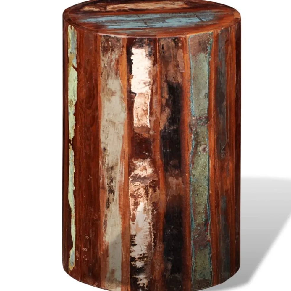 vidaXL Kruk massief gerecycled hout