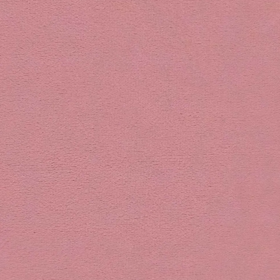 vidaXL Kruk met houten poten fluweel roze