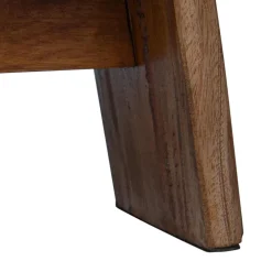 vidaXL Kruk Naturel 29 x 20 x 17 cm Mahoniehout
