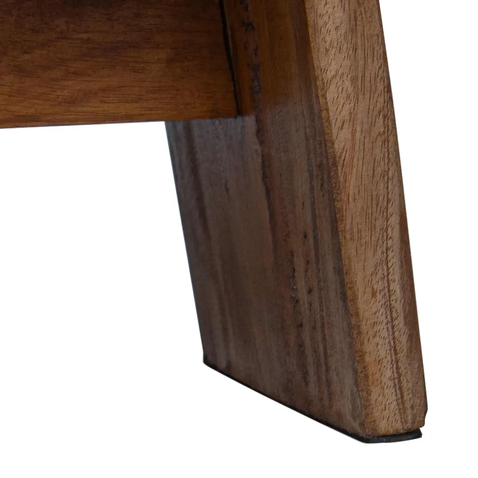 vidaXL Kruk Naturel 29 x 20 x 17 cm Mahoniehout