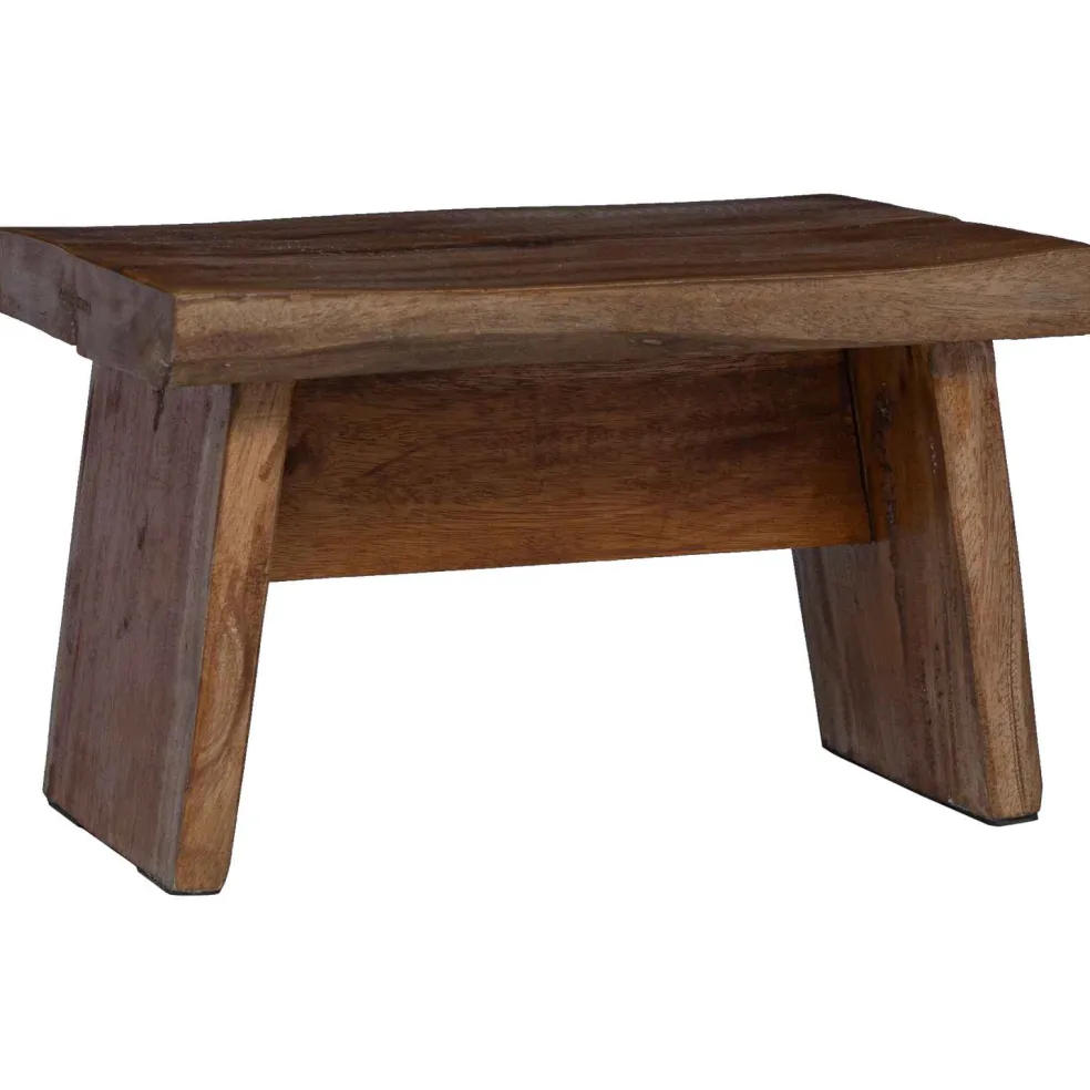vidaXL Kruk Naturel 29 x 20 x 17 cm Mahoniehout