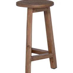 vidaXL Kruk Naturel 28 x 28 x 50 cm Mahoniehout