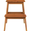 vidaXL Kruk 2-staps 40x38x50 cm massief acaciahout
