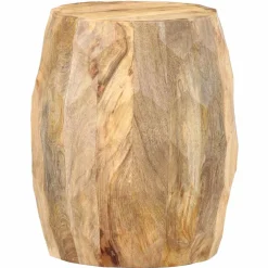 vidaXL Kruk trommelvormig massief mangohout