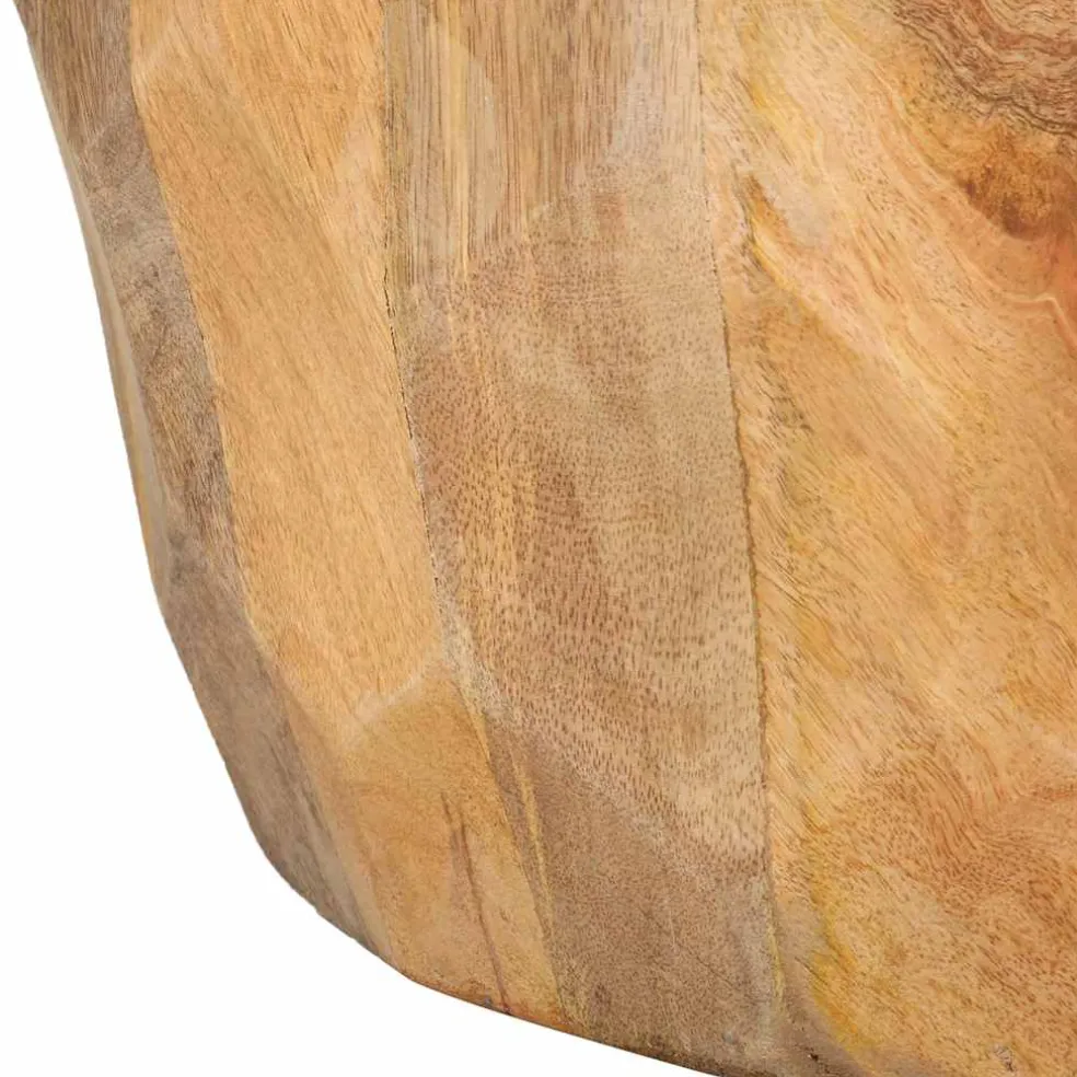 vidaXL Kruk trommelvormig massief mangohout