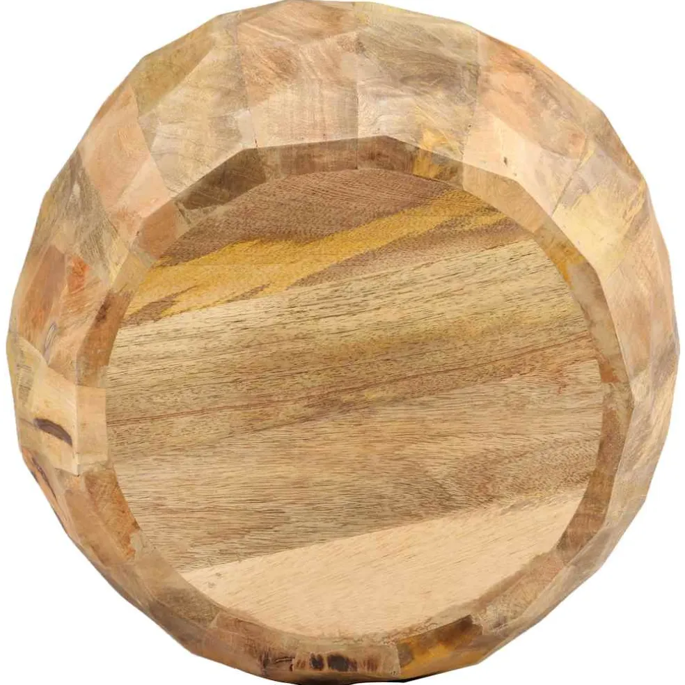 vidaXL Kruk trommelvormig massief mangohout