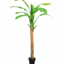 vidaXL Kunstboom met pot banaan 180 cm groen