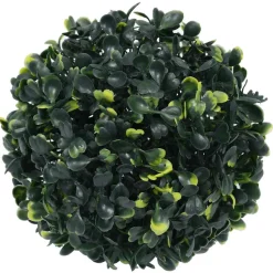 vidaXL Kunstbuxusballen met LED-verlichting 4 st 12 cm groen