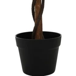 vidaXL Kunst Ficus Plant Groen 90 x 16 x 110 cm Stof en Hout