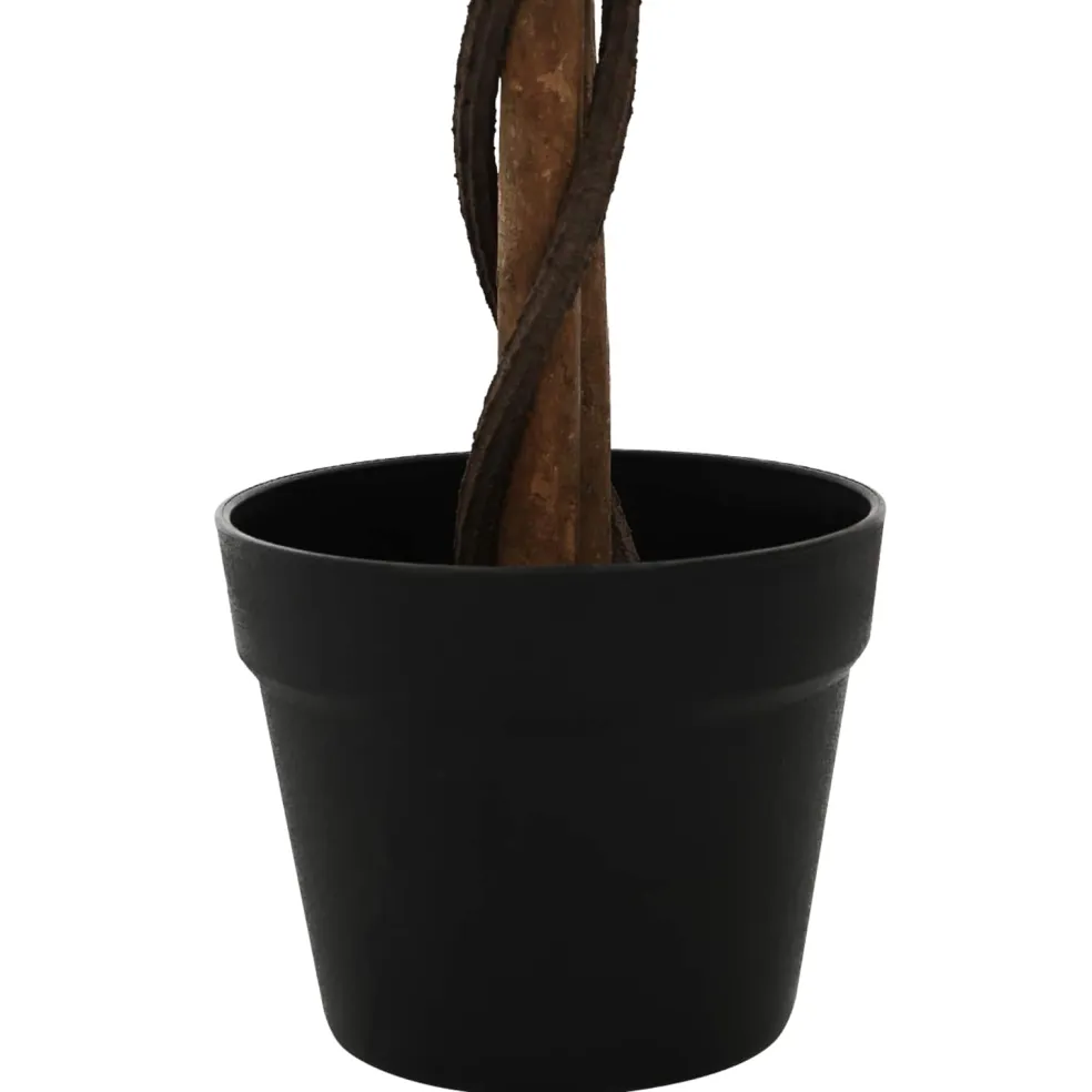 vidaXL Kunst Ficus Plant Groen 90 x 16 x 110 cm Stof en Hout