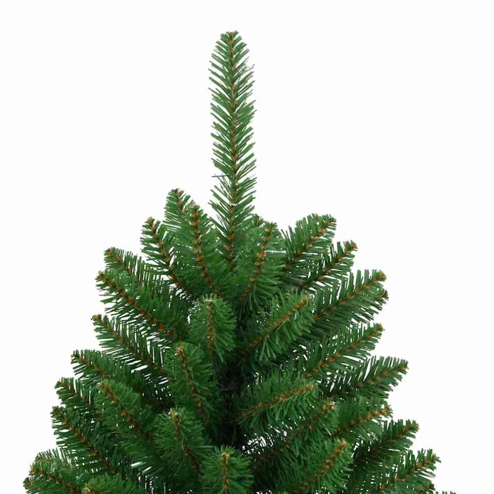 vidaXL Kunstkerstboom 120 cm 150 LED's Warmwit PVC en staal Groen