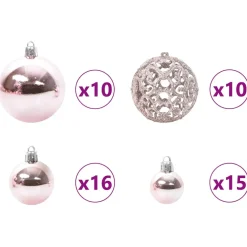 vidaXL Kunstkerstboom 180 cm 300 LED's Warmwit PVC en staal