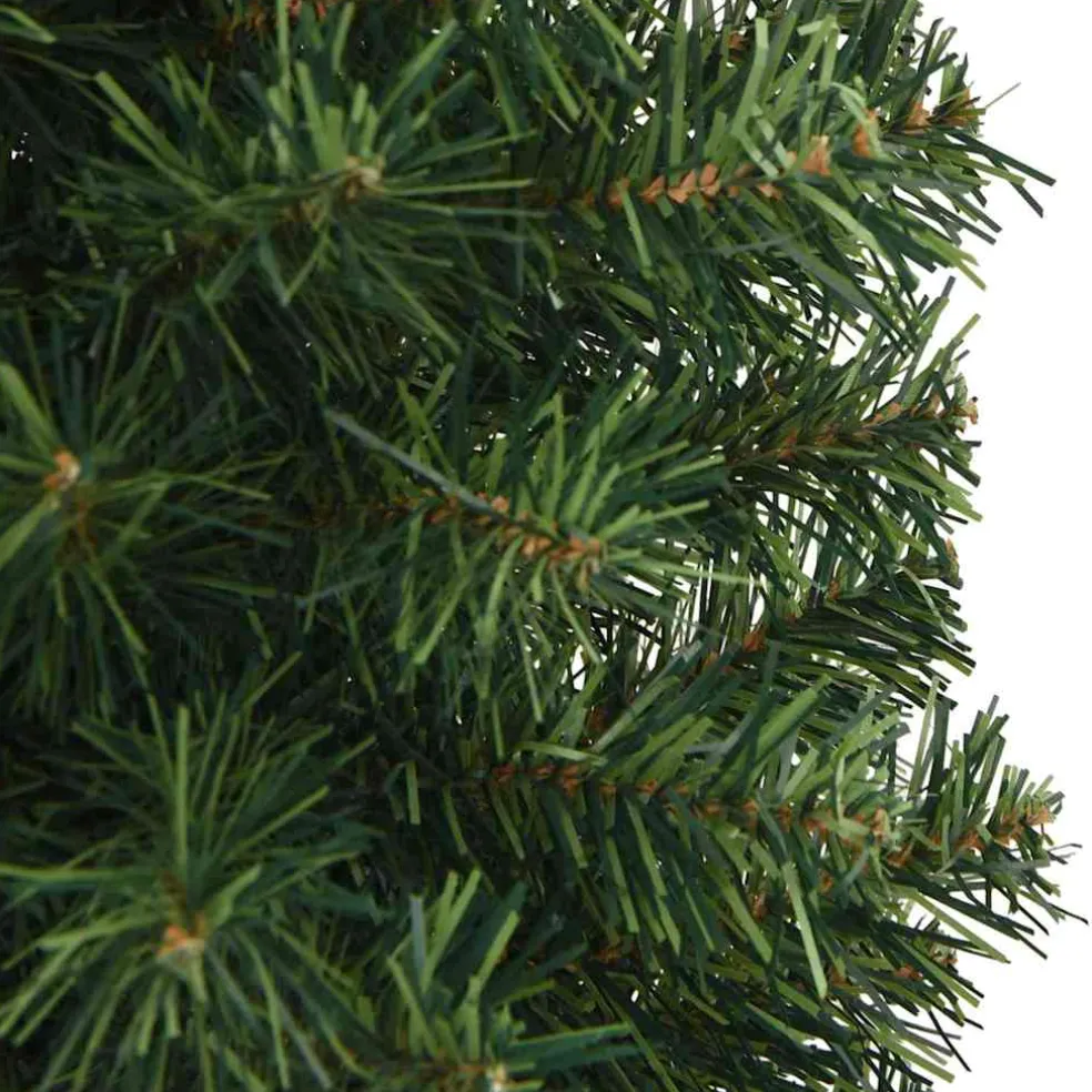 vidaXL Kunstkerstboom Groen 180 cm PVC en Staal en Kunststof