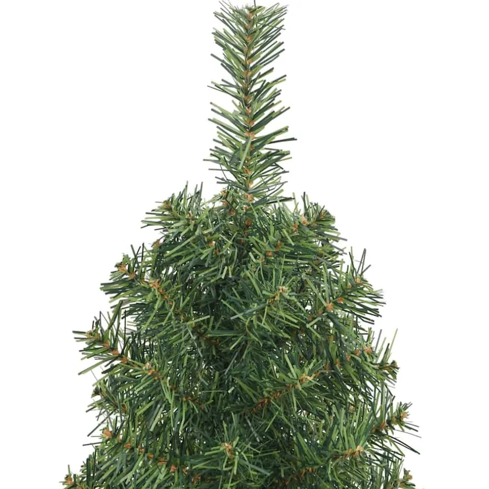 vidaXL Kunstkerstboom Groen 180 cm PVC en Staal en Kunststof