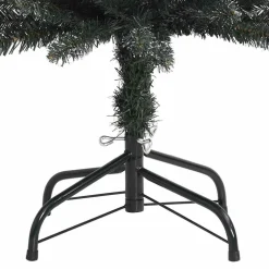 vidaXL Kunstkerstboom Groen 120 cm PVC en Plastic en Staal
