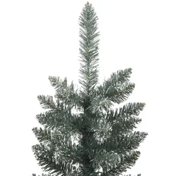 vidaXL Kunstkerstboom Groen 120 cm PVC en Plastic en Staal