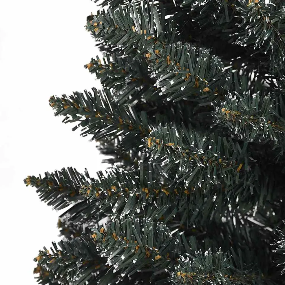 vidaXL Kunstkerstboom Groen 120 cm PVC en Plastic en Staal
