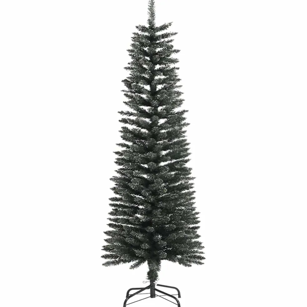vidaXL Kunstkerstboom Groen 120 cm PVC en Plastic en Staal