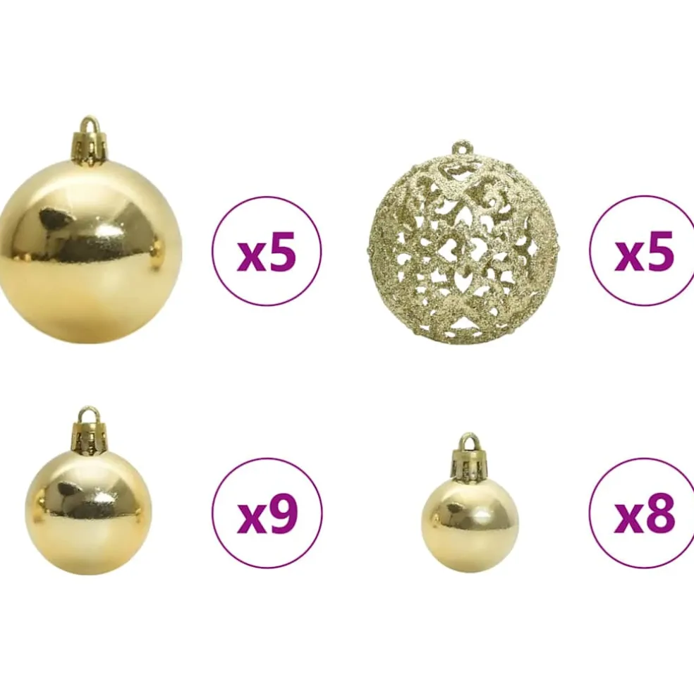vidaXL Kunstkerstboom Groen 120 cm PVC en Plastic en Staal