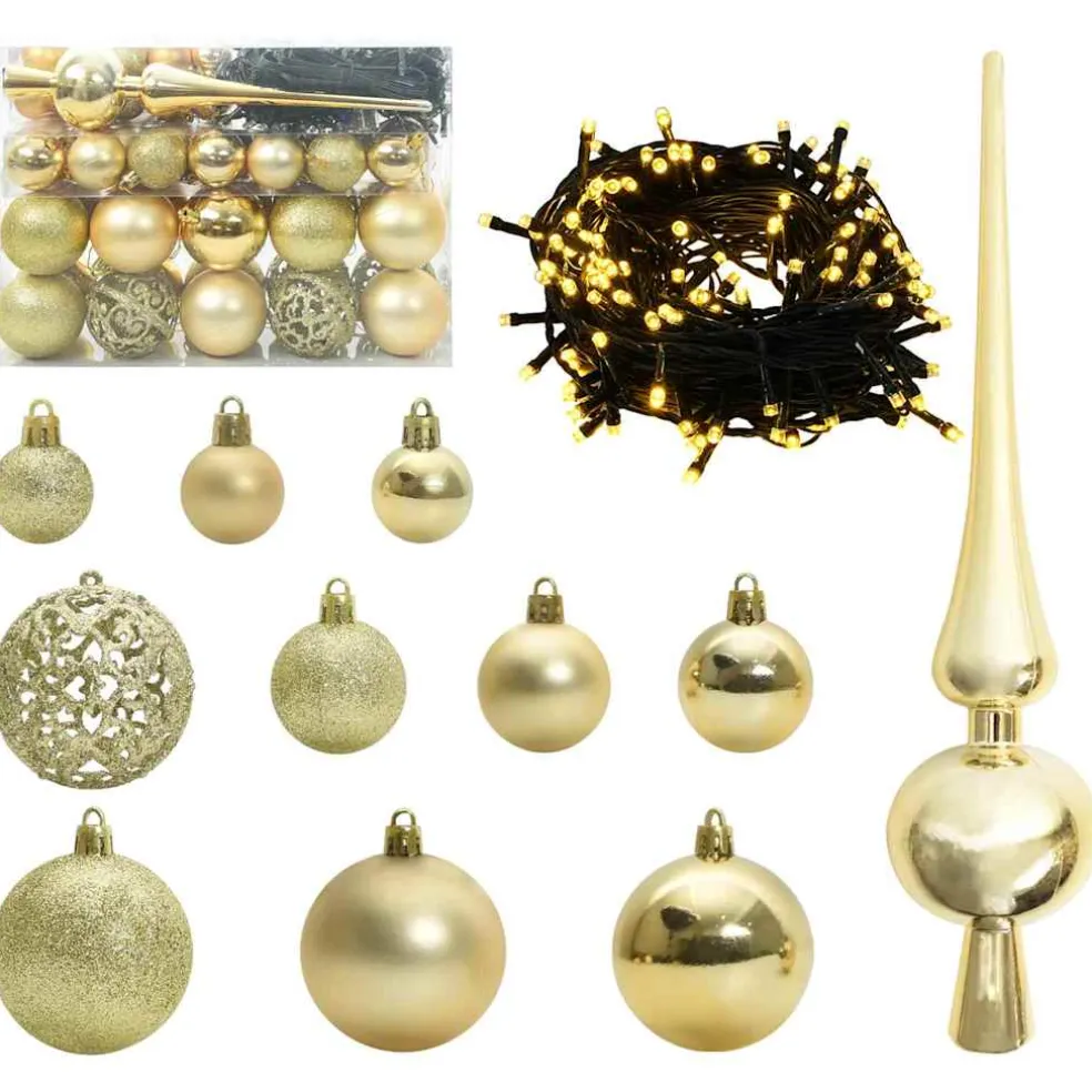 vidaXL Kunstkerstboom Groen 120 cm PVC en Plastic en Staal