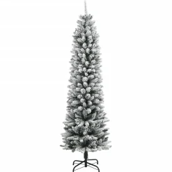 vidaXL Kunstkerstboom met 150 LED's en sneeuw 120 cm