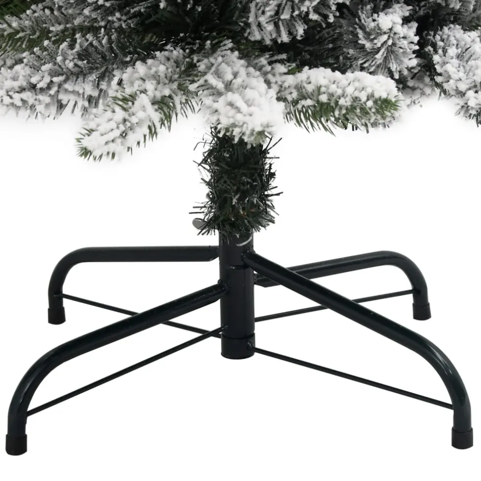 vidaXL Kunstkerstboom met 150 LED's en sneeuw 120 cm