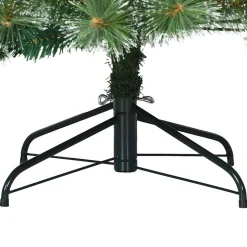 vidaXL Kunstkerstboom met 150 LED met standaard Groen 120 cm PE en PVC