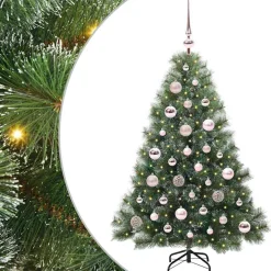 vidaXL Kunstkerstboom met 150 LED met standaard Groen 120 cm PE en PVC
