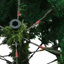 vidaXL Kunstkerstboom met 150 LED met standaard Groen 120 cm PE en PVC