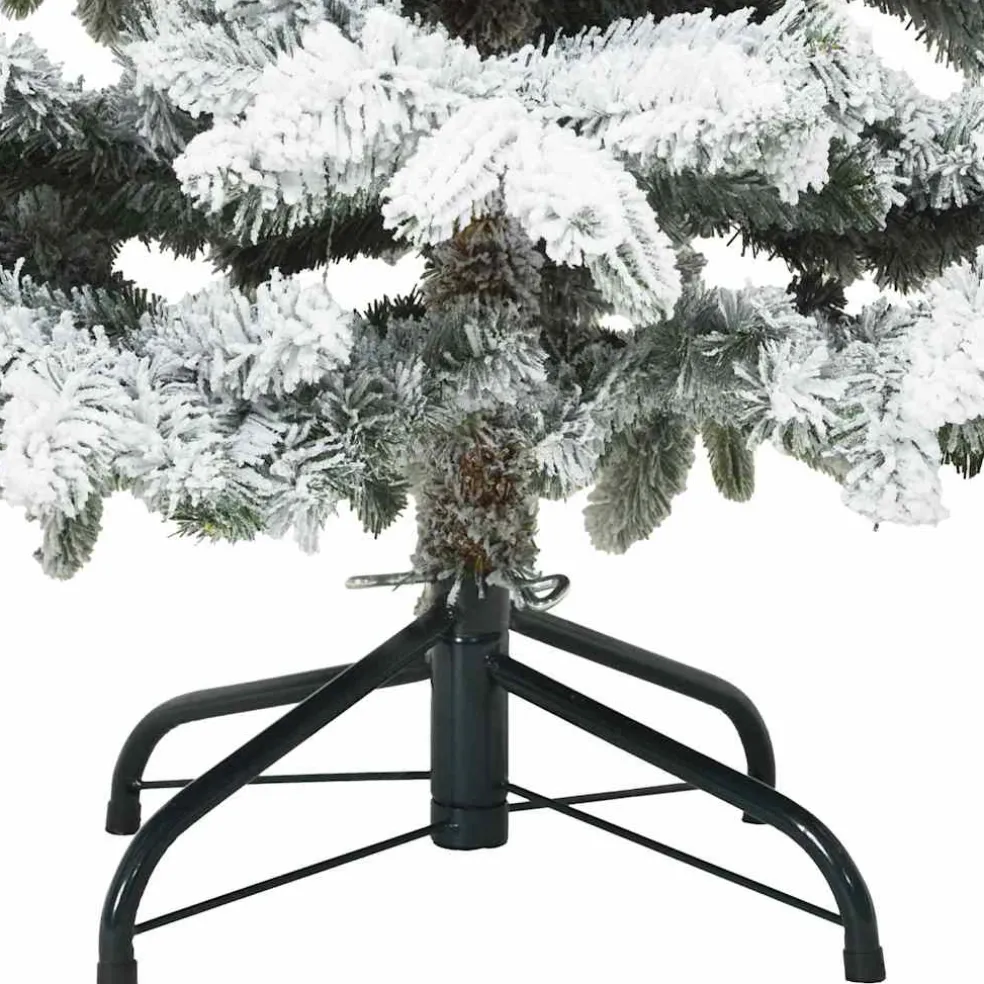 vidaXL Kunstkerstboom met 150 LED met standaard Wit 120 cm PE en PVC
