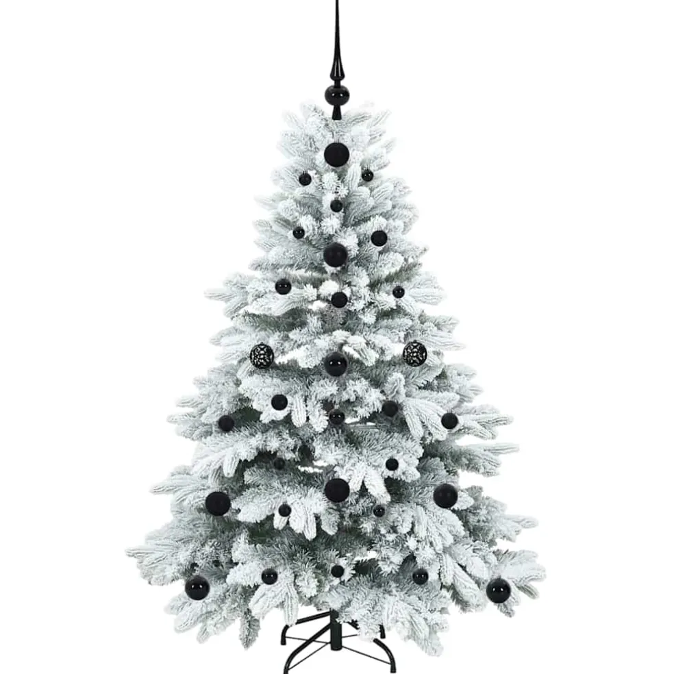 vidaXL Kunstkerstboom met 150 LED met standaard Wit 120 cm PE en PVC