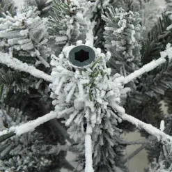 vidaXL Kunstkerstboom met 150 LED met standaard Wit 120 cm PE en PVC