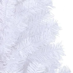 vidaXL Kunstkerstboom met 300 LED Wit 180 cm PVC en staal