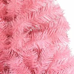 vidaXL Kunstkerstboom met standaard 150 cm PVC roze