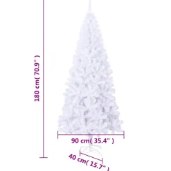vidaXL Kunstkerstboom met standaard 180 cm 620 takken