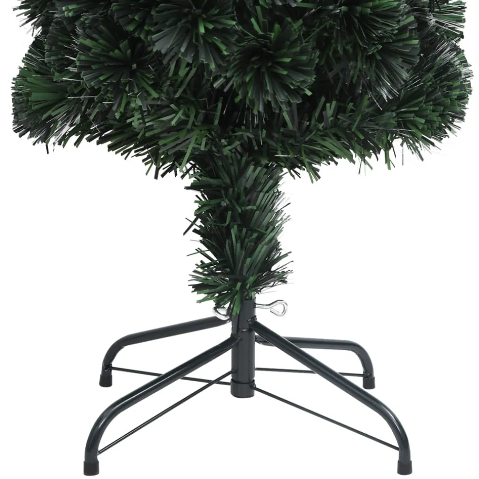 vidaXL Kunstkerstboom met standaard smal 120 cm glasvezel