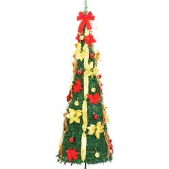 vidaXL Kunstkerstboom pop-up 50 LED's 120 cm groen