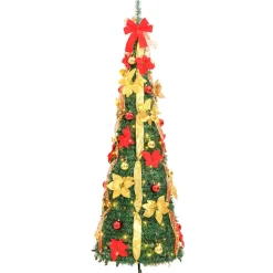vidaXL Kunstkerstboom pop-up 50 LED's 120 cm groen