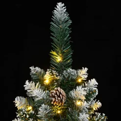 vidaXL Kunstkerstboom smal met 150 LED's 120 cm