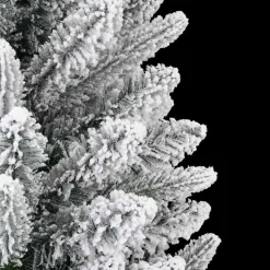 vidaXL Kunstkerstboom Wit 120 cm PVC en Plastic en Staal en PE