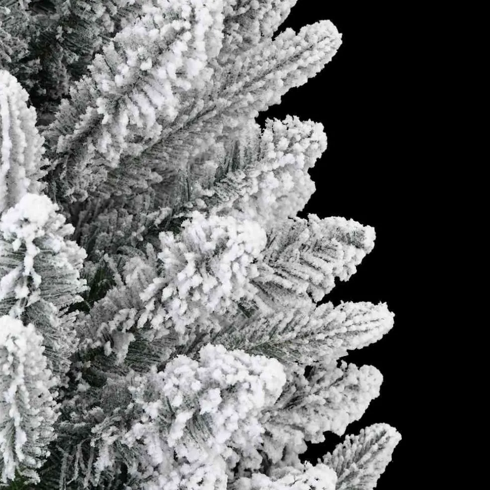 vidaXL Kunstkerstboom Wit 120 cm PVC en Plastic en Staal en PE