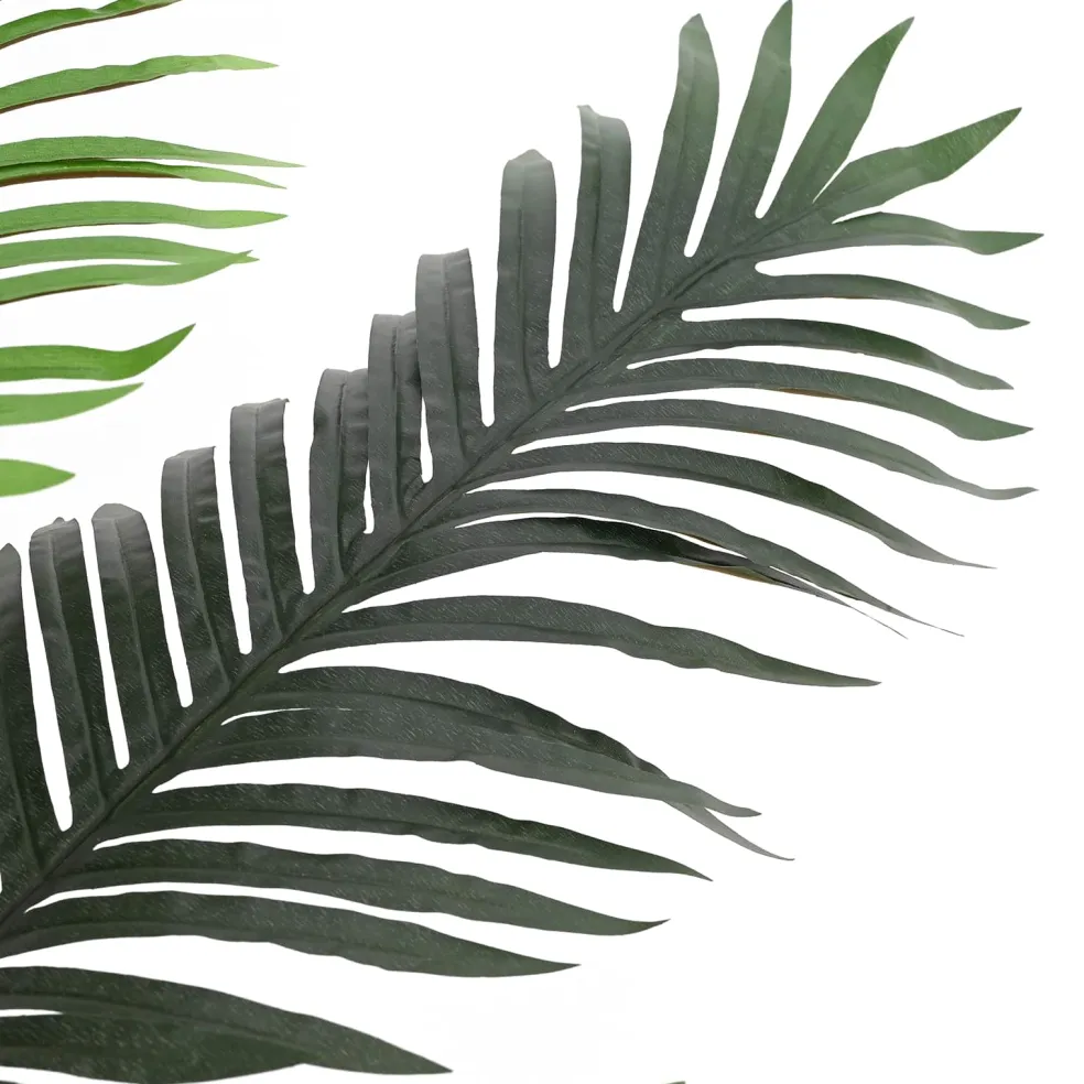 vidaXL Kunstmatige Cocuspalmboom Groen 70 x 18 x 140 cm Stof en Bamboe