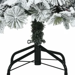 vidaXL Kunstmatige Inklapbare Kerstboom Groen 120 cm PE en PVC
