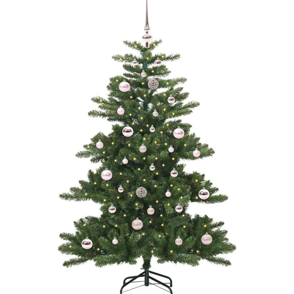 vidaXL Kunstmatige Inklapbare Kerstboom Groen 150 cm PVC en staal