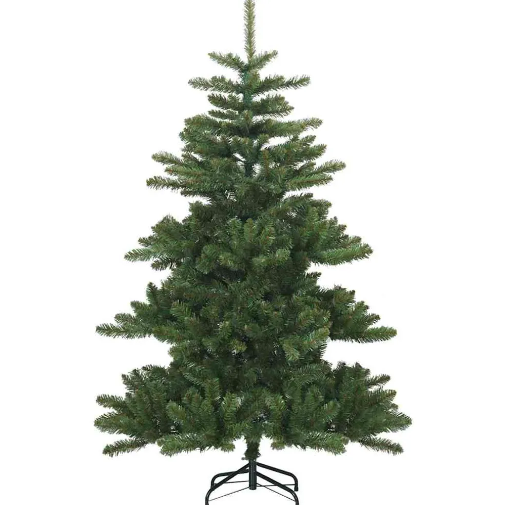 vidaXL Kunstmatige Inklapbare Kerstboom Groen 150 cm PVC en staal
