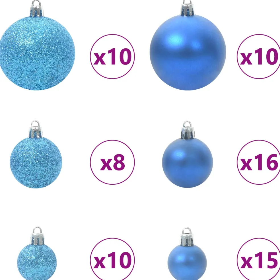 vidaXL Kunstmatige Inklapbare Kerstboom Wit 180 cm PVC en staal